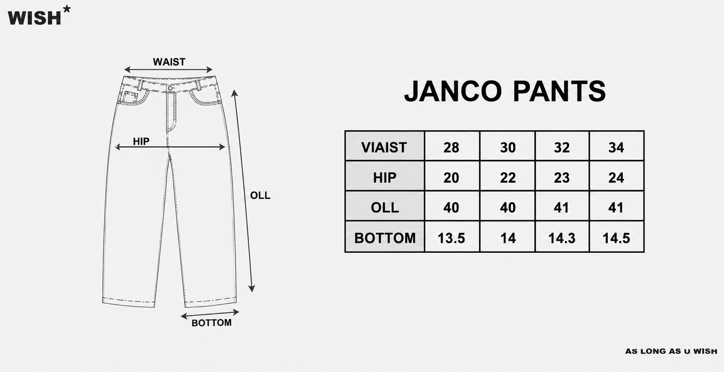 HIPHOP Embroidered jean