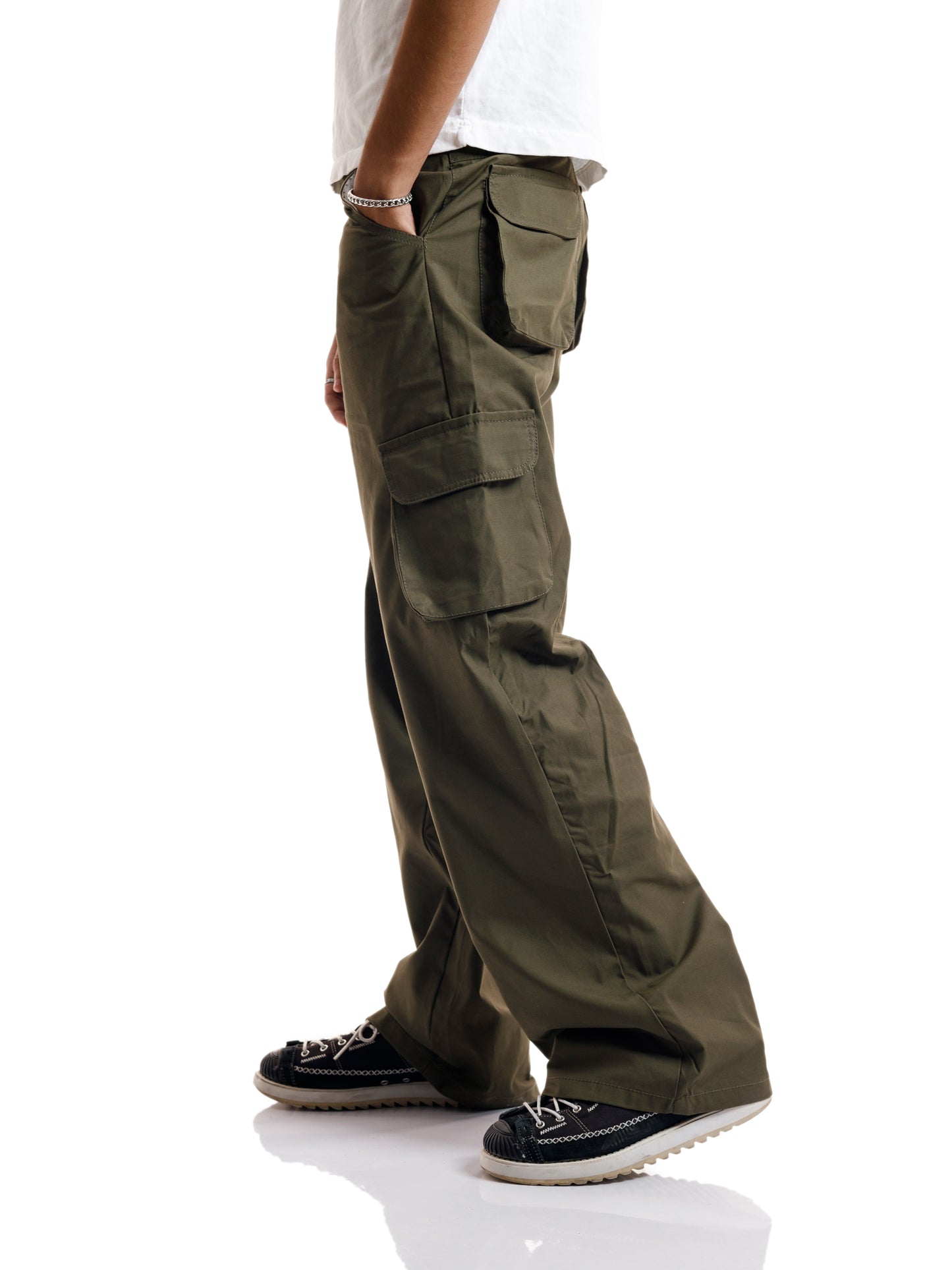 MILITARY GREEN 3D 7POCKETS CARGO