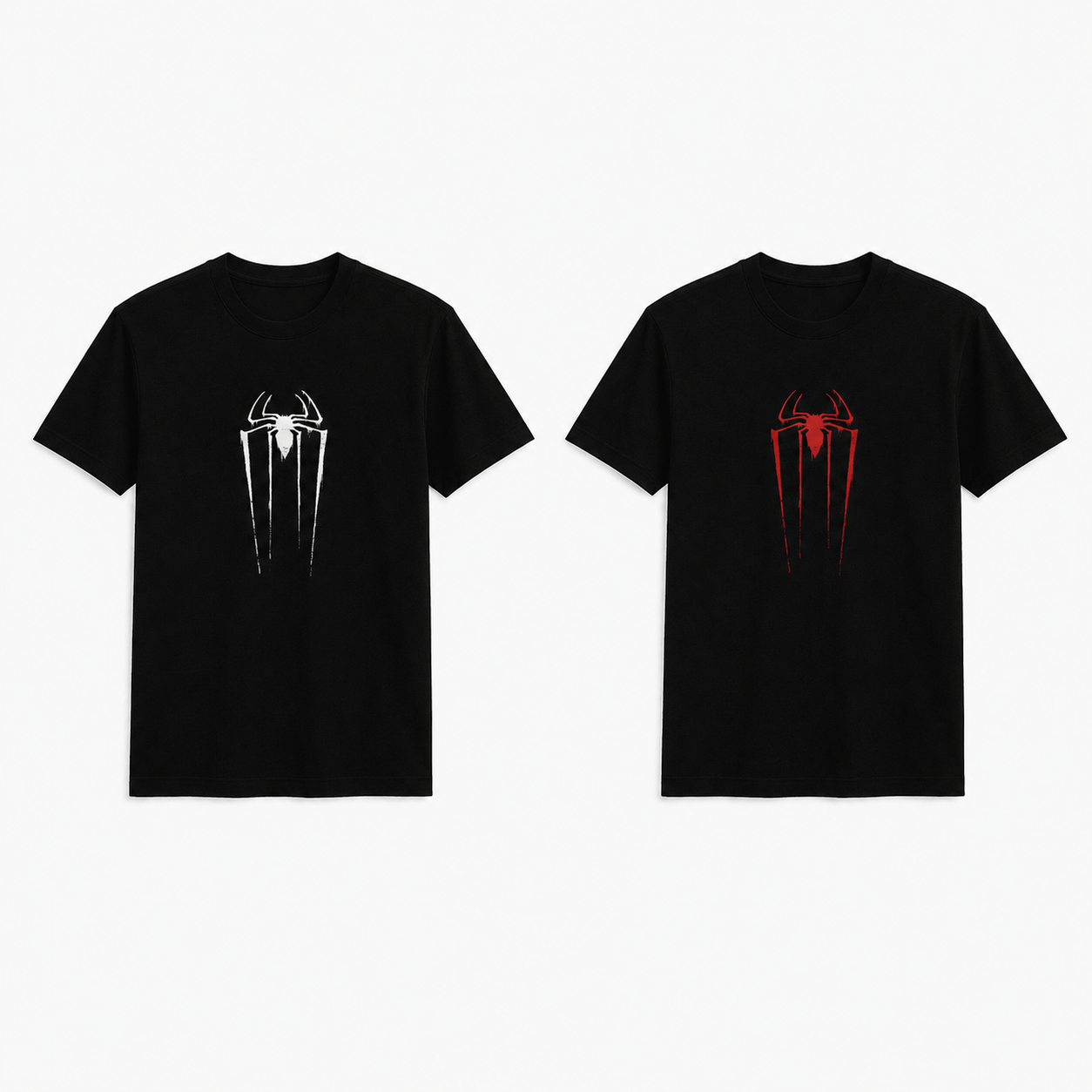 white spider tee