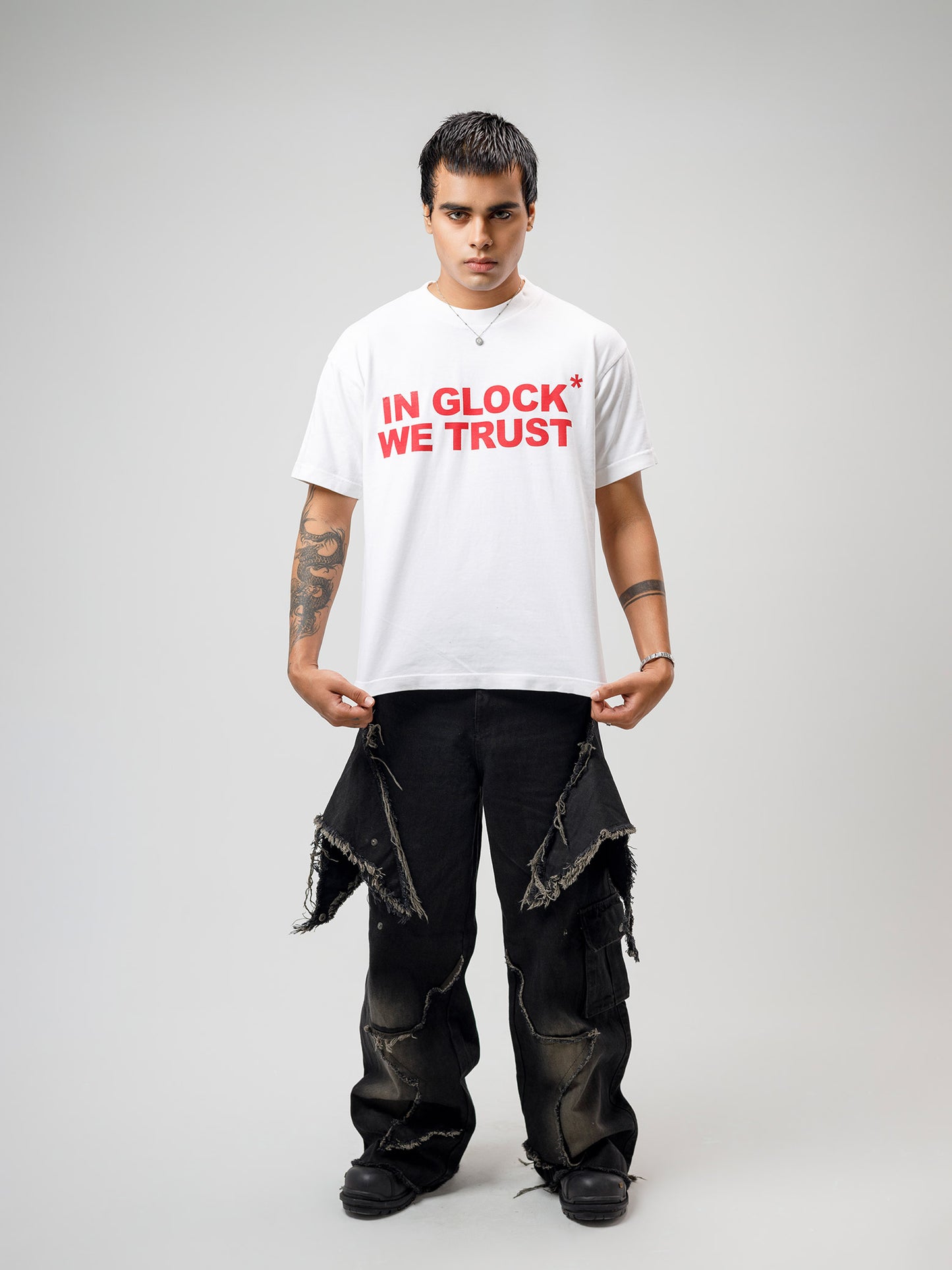 In Glock we Trust (Oversized tee)