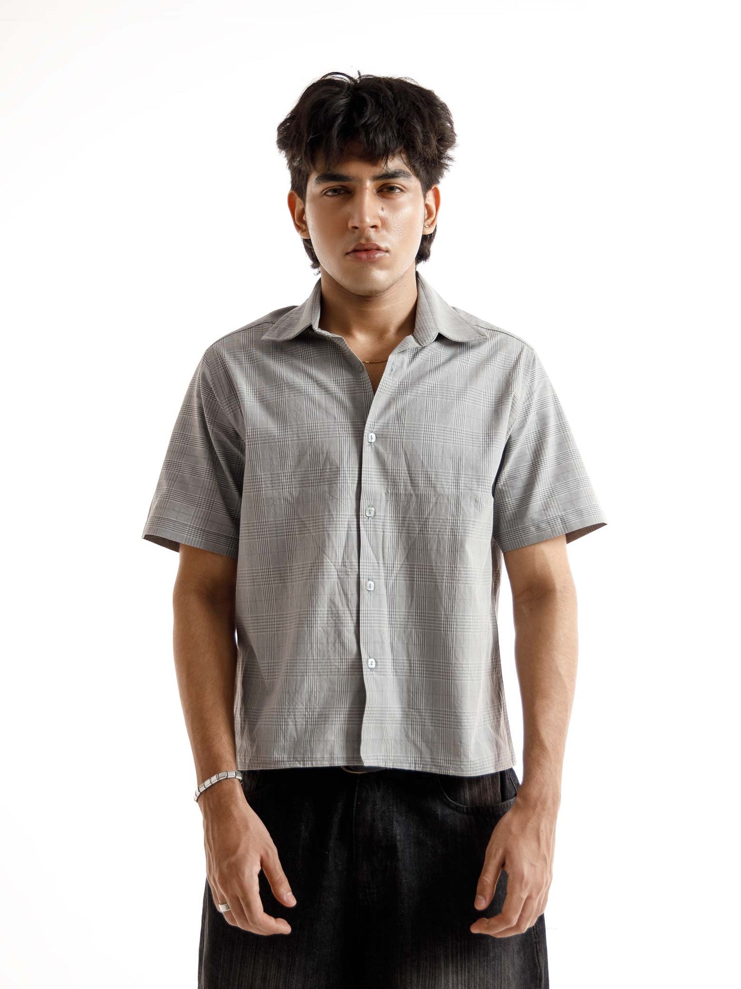 CHECK SHIRT SHORT SLEEVES BOXY