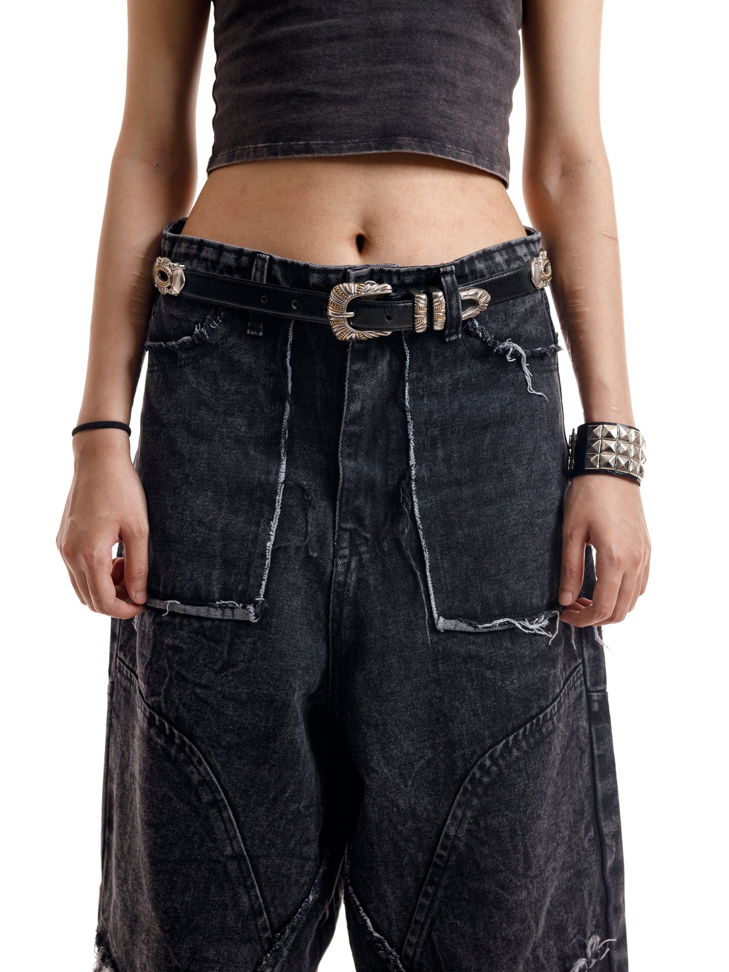 OUTWARD SEAMS BAGGY DENIM