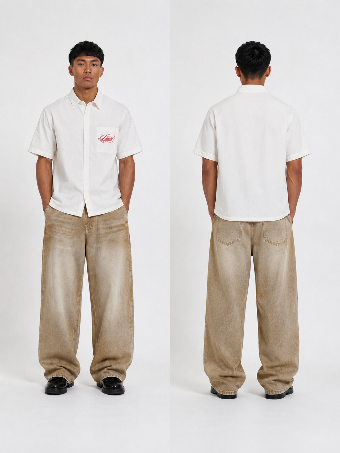 Blessed Cropped Buttonup