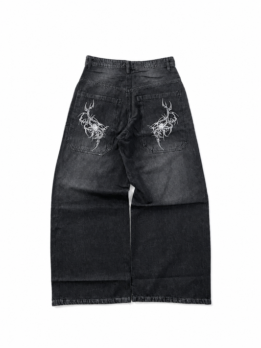 HIPHOP Embroidered jean