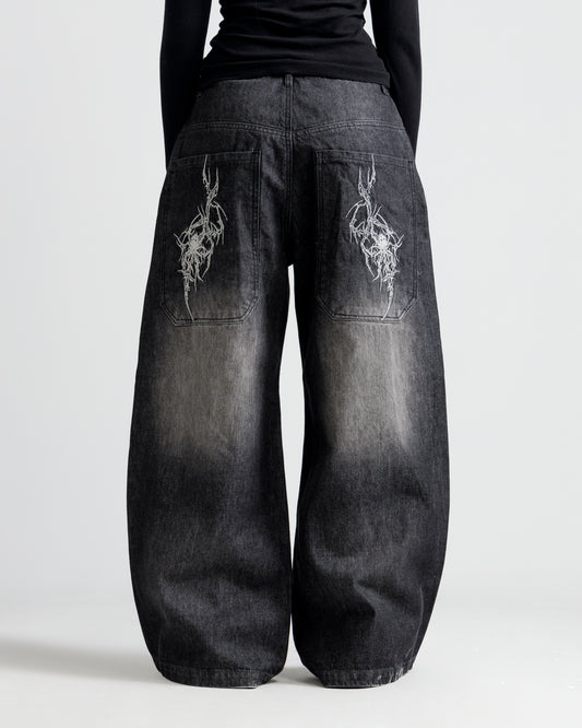 HIPHOP Embroidered jean