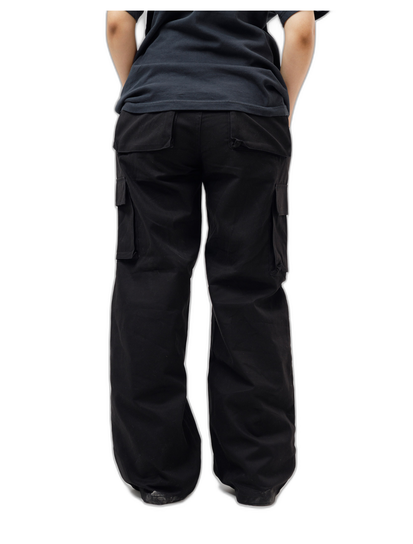 6 Pocket Black Cargo (Unisex)